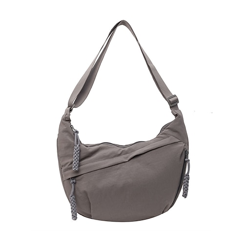 borsa a tracolla leggera per donna – borsa a tracolla casual in nylon impermeabile con tracolla regolabile, design multitasche per viaggi, shopping e uso quotidiano