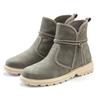 Stiefelette VIVANCE "Boots, Stiefel", Damen, Gr. 40, grau, Obermaterial: 100% Lederimitat. Futter: 100% Textilmaterial. Decksohle: 100% Textilmaterial. Laufsohle: 100% Synthetik, unifarben, Strukturmuster, casual, Schuhe, mit raffinierten...