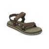 Sandale QUIKSILVER "Monkey Caged", Gr. 14(47), grün (camo), Obermaterial: Textil [Chemiefaser] / Außensohle: Gummi, Schuhe
