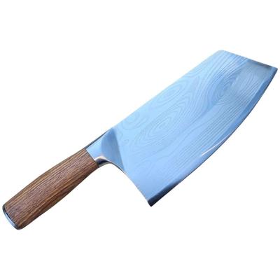 Paladin Custom Meat Cleaver 8 in Blade Stainless Steel Wood PE-8MC-2005