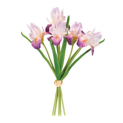 Purple Iris Floral Bundle (Set of 2) by Melrose in Purple/green