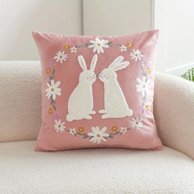 TEMU 1pc, Easter Rabbit Polyester , Easter , Accessories, Sofa , Collectible Accessories ( Is Not Included)