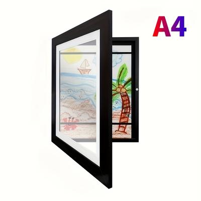 TEMU Photo Frames, Artistic Frames, Variable Display For Artworks, Suitable For Home Decor And Art Exhibitions. Image
