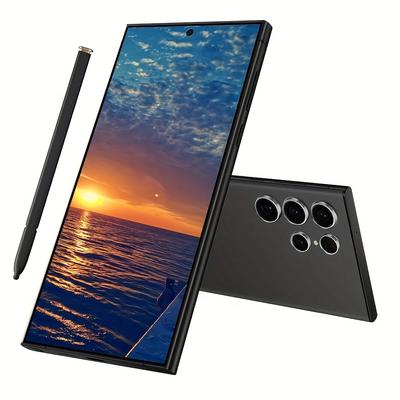 TEMU Unlock 4g Phone, Running On 13 System, With 8gb+256gb Memory, 6.8-inch Hd Display, 6800mah Battery, Face Recognition Unlock, Gps, Mobile Phone, Holiday Gift