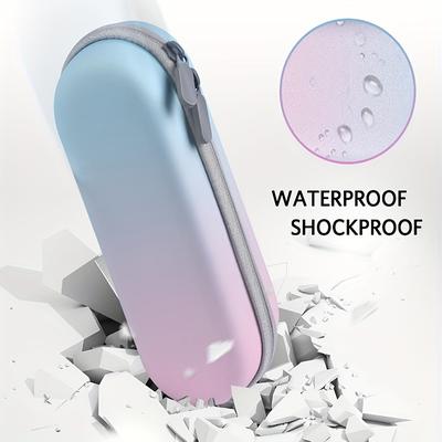 TEMU 1pc Eva Hard Shell Electric Toothbrush Case, Portable Protective Storage Box With -free Material, Travel Accessory Image