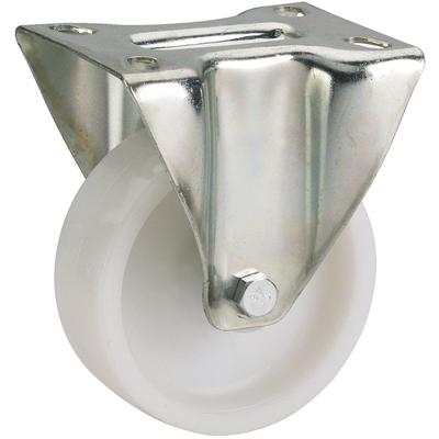 Bockrolle Polyamid-Rad Industrierolle ø 80 mm Tragkraft 150 kg verzinkt Image