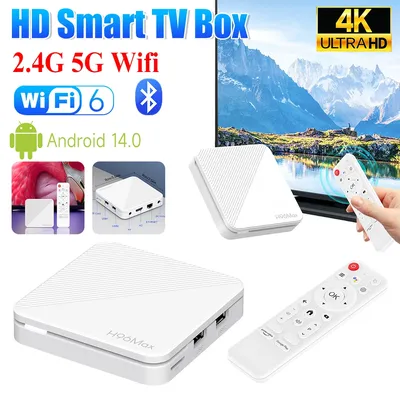 H96 MAX H313 Smart Android TV Box 2,4G/5G Dual-WIFI 3D Video Media Player 4K HD Wifi6 Android 14,0 Smart TV Box Heimkino