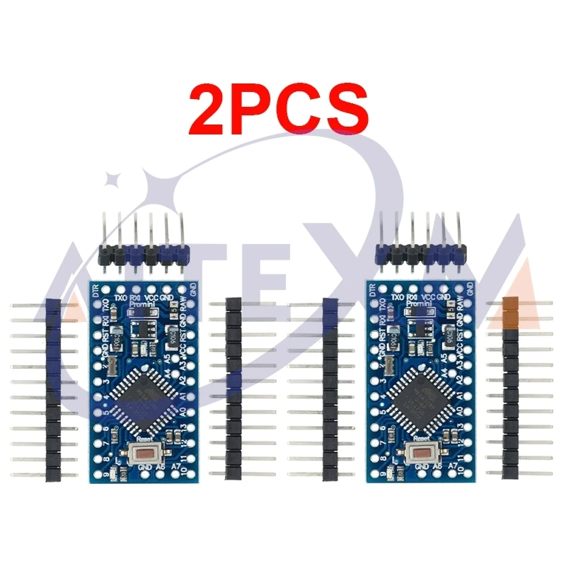 2PCS ATMEGA328P Pro Mini 328 Mini ATMEGA328 5V/16MHz ATMEGA328 3,3V 8MHz Modul für Arduino Development Board Image