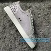 Glitzer Silber Casual Sneakers Nieten Flats Herrenschuhe Schnürschuhe Verschleißfeste trendige Luxus handgefertigte Schuhe Herrenschuhe