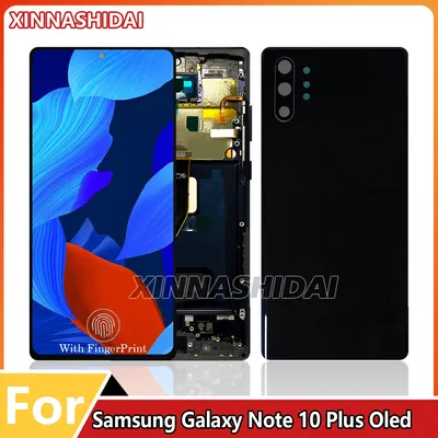 OLED Qualität Für Samsung Galaxy Note 10 plus N975F N976N Display Touchscreen Digitizer Ersatzteile Für note 10 plus