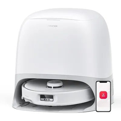 roborock Qrevo Curv Robot Vacuum and Mop, 18,500Pa Suction, Zero-Tangling, DuoDivide Main Brush,
