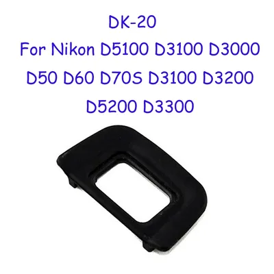 2pcs DK-20 Rubber Eye Cup Eyepiece Eyecup For Nikon D5100 D3100 D3000 D50 D60 D70S D3100 D3200 D5200