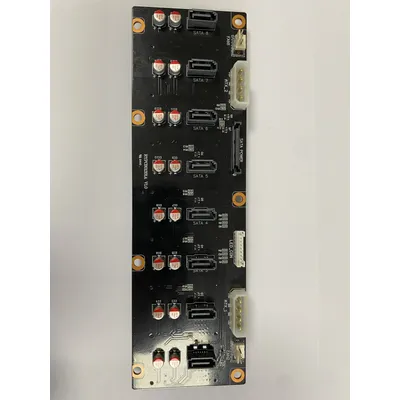 Black N3 Backplane JONSBO Chassis Accessories SATA Connector 8 Hard Disk Interface Circuit Board Only Applicable to Same Model