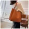 Black/Brown/Beige Material Large Capacity Travel Bags Women Handbags Shoulder Bags PU leather