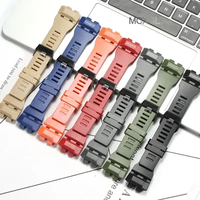 GBD100 Replacement Strap Suitable for Casio GBD-100 GBD-100-1/1A7/100SM-4/2A Men's Sport Waterproof