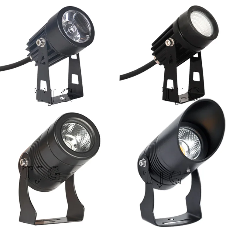 3W 5W 10W extérieur jardin paysage lumière AC220V 110V DC12V LED pelouse lampe COB éclairage étanche lumière LED jardin chemin projecteur