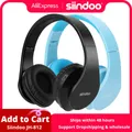 Siindoo JH-812 Cuffie Bluetooth senza fili con scheda SD FM Auricolare stereo pieghevole Microfono super basso per PC portatile TV Nuovo arrivo