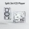 Lettore CD Hi-Fi bianco Soft Mist Lettore di album Lettore CD staccabile Bluetooth Lettore di dischi