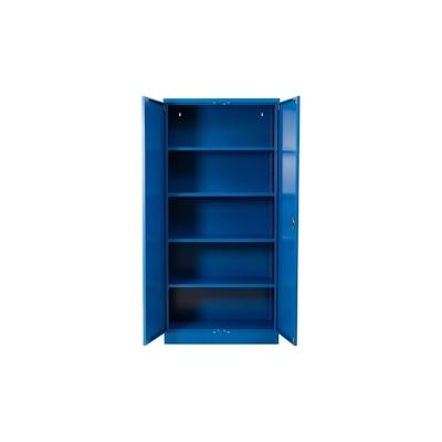 PROREGAL Stahlschrank BEE mit 7 lackierten Fachböden | HxBxT 195x92x42cm | Blau-Blau | Werkstattschrank Werkzeugschrank Aktenschrank Universalschrank Image