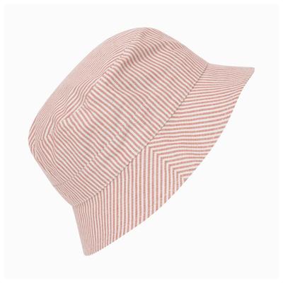 Huttelihut - Kid's Bucket Hat Woven Stripe - Hut Gr 53 cm - 4-6 Years weiß/rosa Image