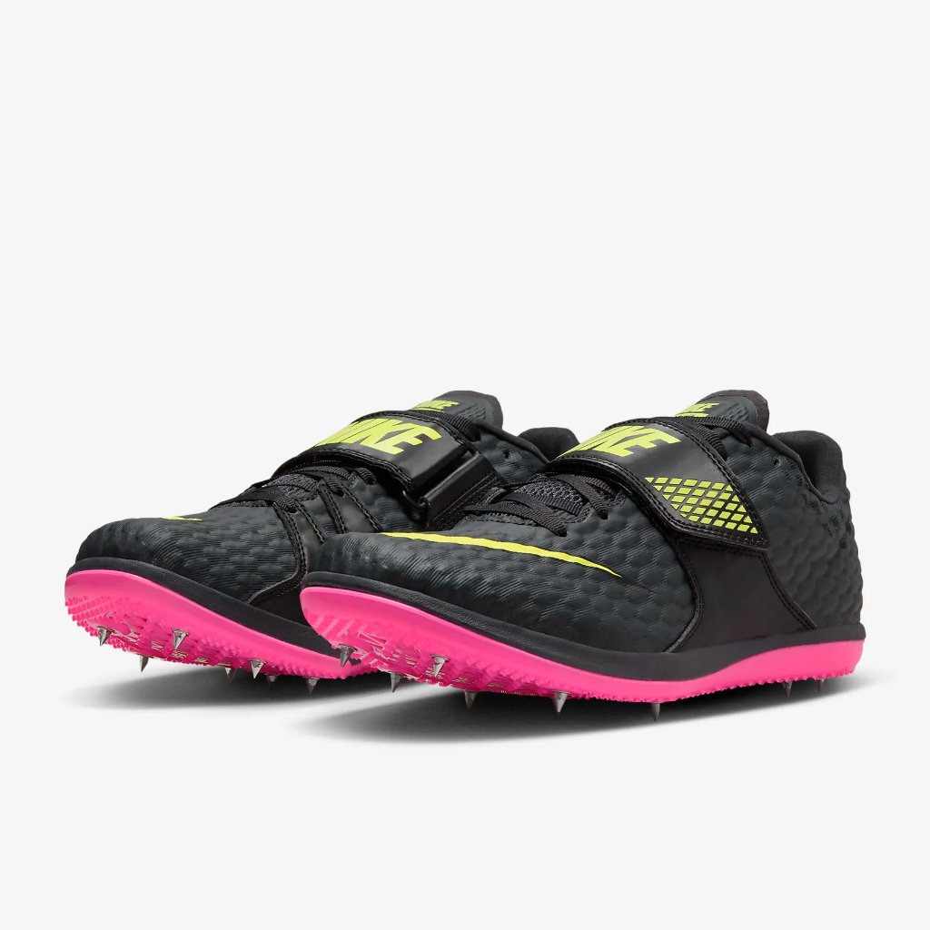 Nike Shoes | - Men's Nike High Jump Elite Track & Field Shoes - Anthracite - Var Szs - Nib | Color: Black/Pink | Size: Various