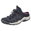 Clog RIEKER, Damen, Gr. 39, schwarz, Nubuklederimitat, Textil, casual, Schuhe, Sabot, Schlupfschuh, Schlappen in schmaler Form