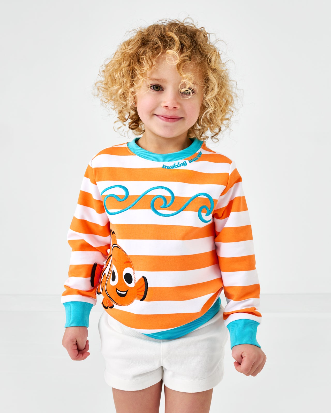 Pixar Nemo Kids Bamboo Crewneck Sweatshirt - 3T