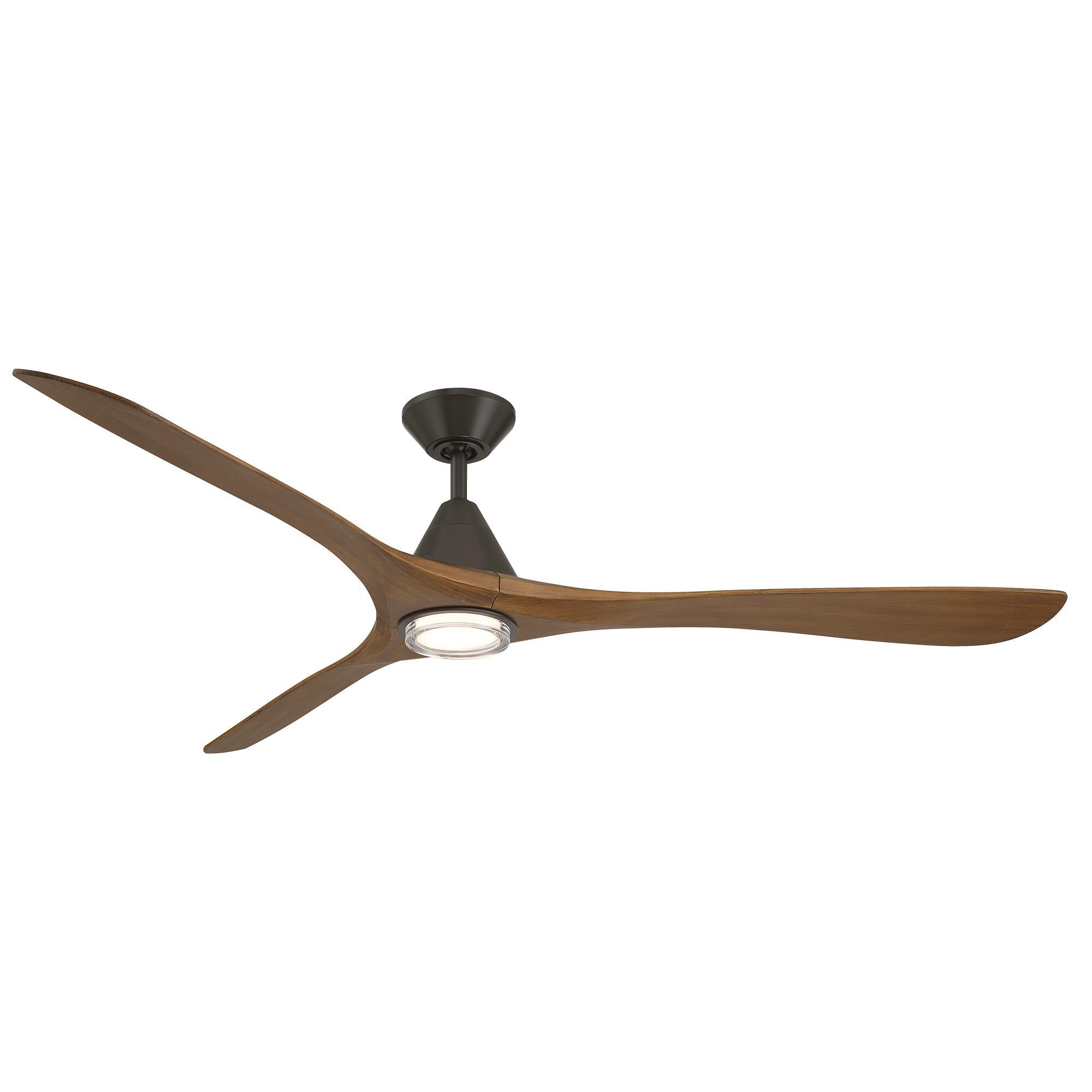 Modern Forms Carve 72 Inch Ceiling Fan with Light Kit - FR-D2504-72L-BZ/DK