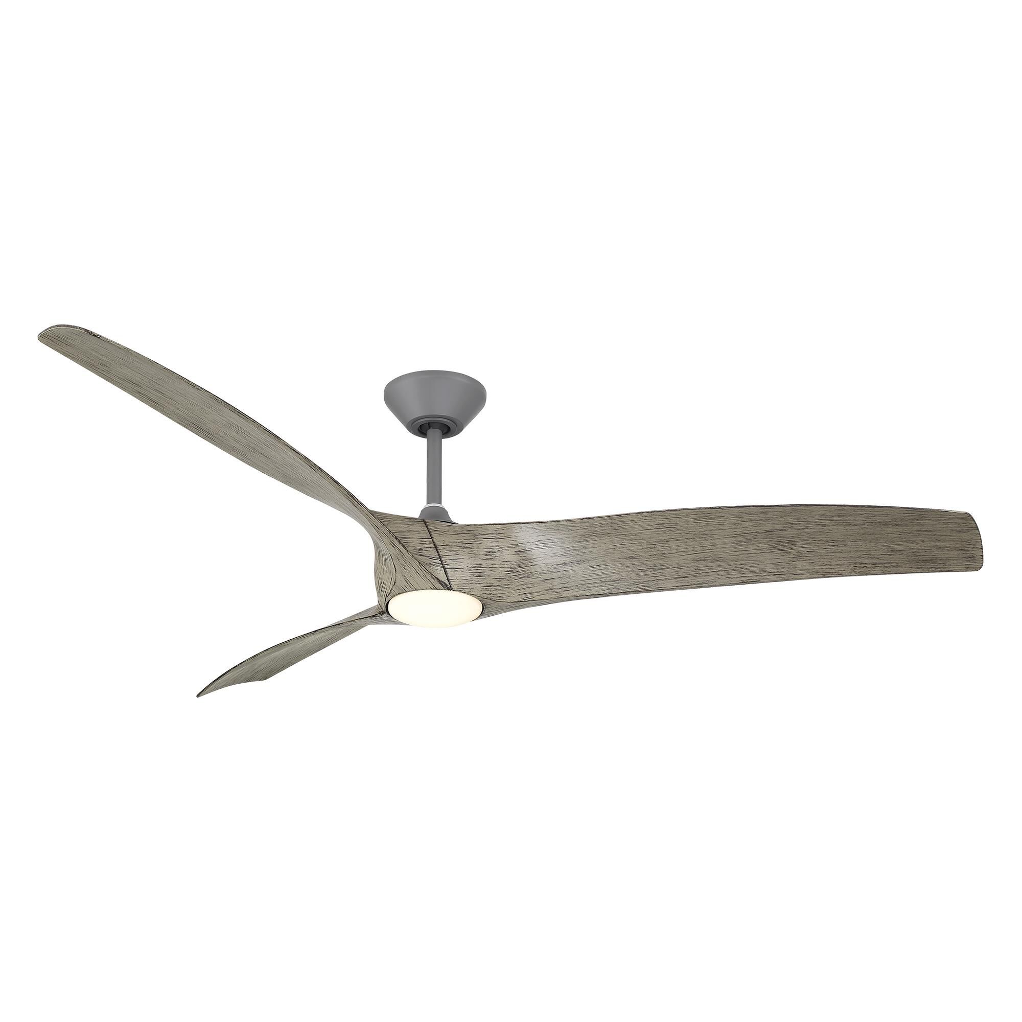 Modern Forms Zephyr 72 Inch Ceiling Fan with Light Kit - FR-W2006-72L-GH/WW