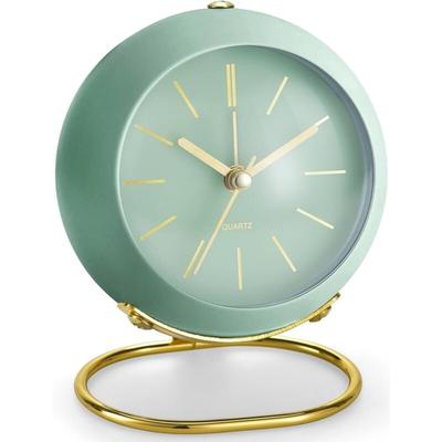 Lntyq Analoger Retro-Wecker ohne Ticken, mit Nachtlicht, leise, einfache Bedienung und lautem Image