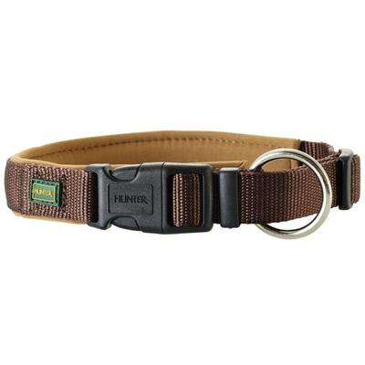 Neoprene vario plus, Hundehalsband, Nylon, Neopren gepolstert, 35-40/2.0 (s-m), braun/caramel Image