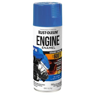 RUST-OLEUM 366431 Spray Paint, Light Blue, Gloss, Solvent