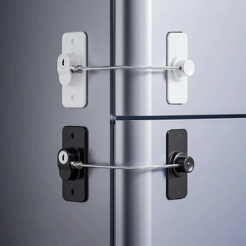 Tür Fenster Schloss Kinder Sicherheit Schutz Kühlschrank Spind Schublade Schrank Schlösser Baby Sicherheit Produkt Kinder Baby Pflege Image