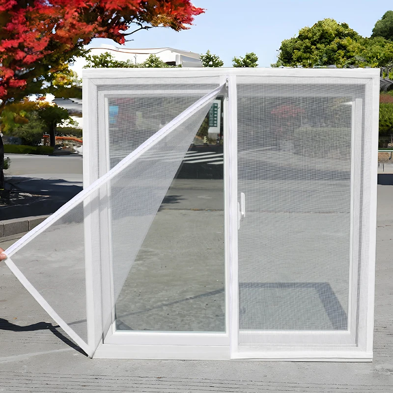 【Moskitonetz mit Reißverschluss·Guard Family】 Insektenresistente kundenspezifische Bildschirme – Klettverschluss, einfache Installation, mehrere Größen und kindersicher Image