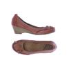 Jana Damen Pumps, Gr. 4.5, orange, Leder