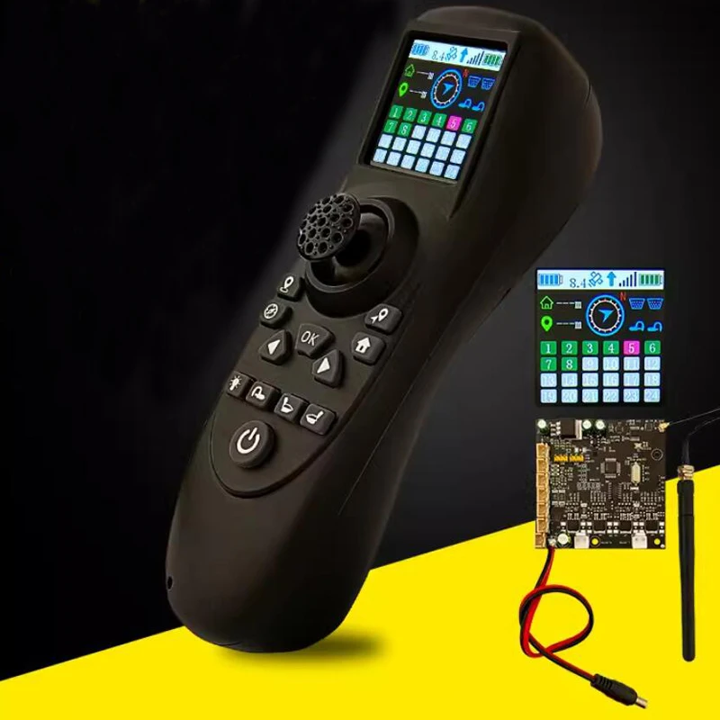 1Set TXG4 Große-farbige-bildschirm Einhand Fernbedienung Kit Wireless Launcher 6-12V Empfänger GPS Steuerung für RC Köder Boot