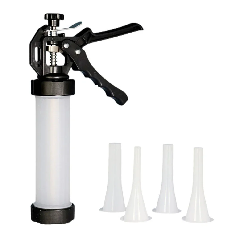 Fleisch Stuffer Wurst hersteller Edelstahl Füll maschine für Würste Haushalt platzsparend abnehmbar sicher für die Küche zu Hause Image