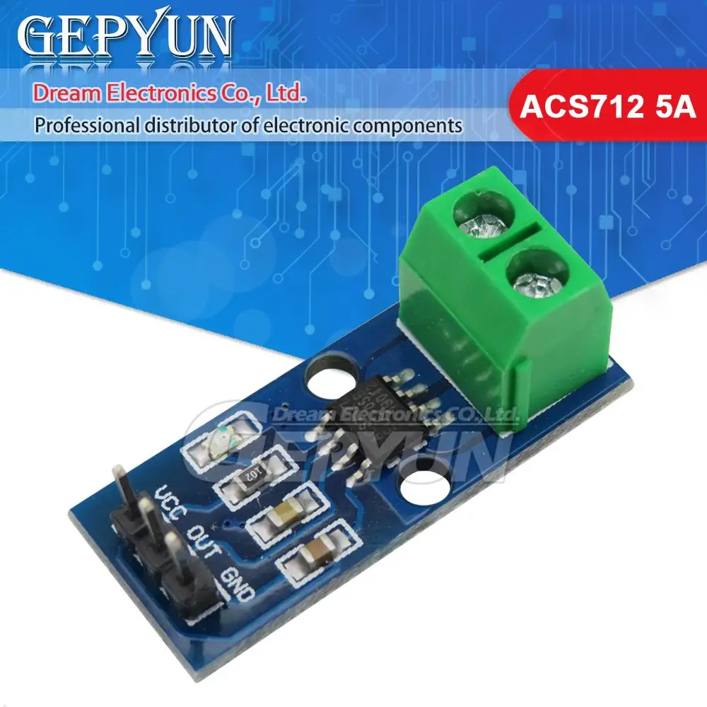Hall-Stromsensormodul ACS712-Modul 5A 20A 30A Hall-Stromsensormodul 5A/20A/30A ACS712 für Arduino Image