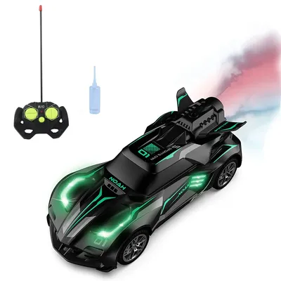 RC Car Spray Fog Drift Remote Control Car Smoking with LED Light Electronic Racing vehicle Boys Kids Toy