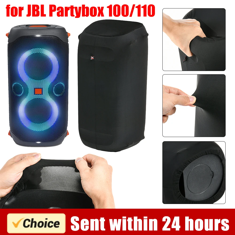 Lautsprecher-Staubschutz, hohe Elastizität, schützendes Staubgehäuse, Staubschutz, Lautsprecher-Zubehör für JBL PartyBox 110/JBL PartyBox 100 Image