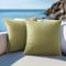 Einfache Farb-Kissenbezüge für den Außenbereich wasserdichte Technologie beschichtete Kissen für Garten-Sofas modern und schlicht 1 Stück