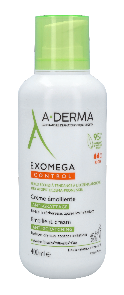 A-Derma Exomega Control Emollient Cream. Image