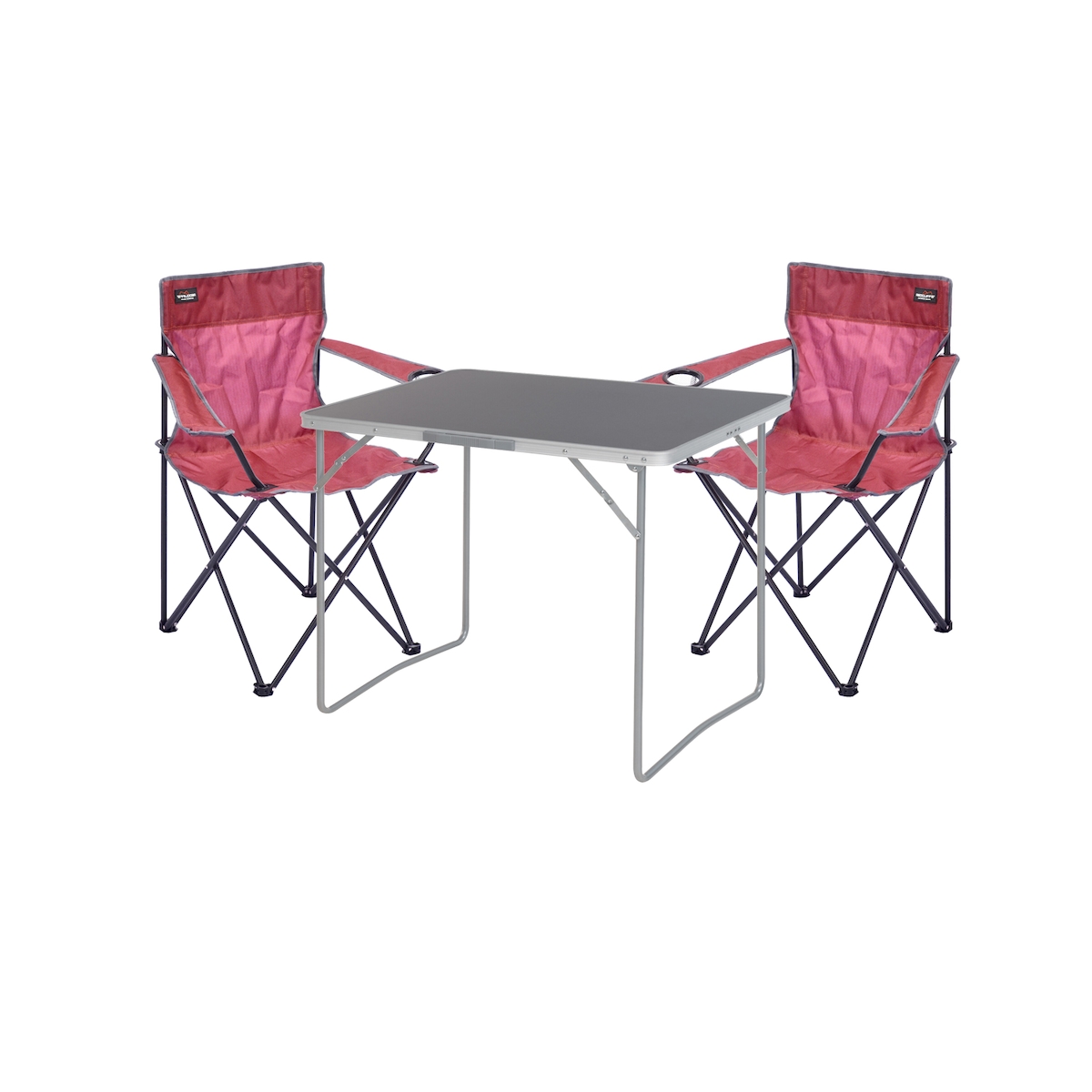 Mojawo 3er Campingmöbel Outdoor Camping Anglerstuhl Aluminium Tisch klappbar Image