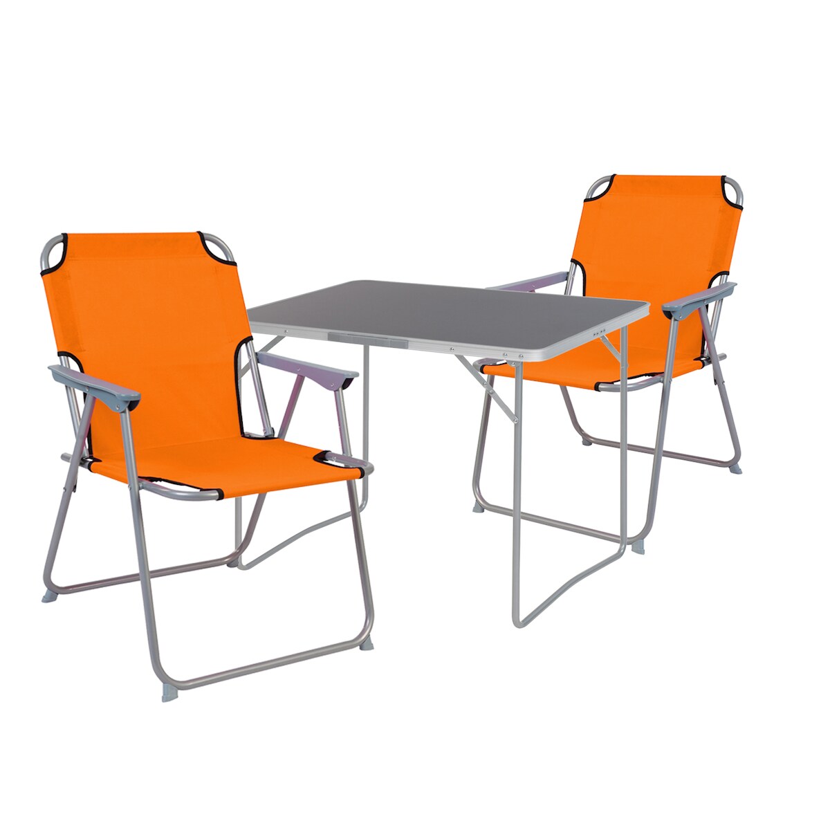 Mojawo 3er Campingmöbel Set Outdoor Camping Stuhl Aluminium Tisch klappbar Image