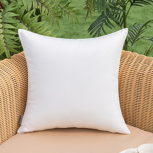 Einfarbiger Kissenbezug outdoor wasserdichte Technologie Kissenbezug beschichtetes Outdoor-Garten-Sofakissen modern einfach 1 Stk Image