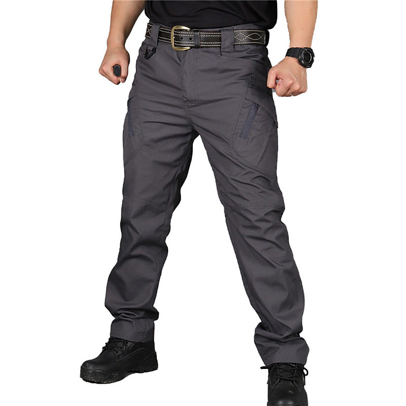 Men's Cargo Pants Tactical Pants Trousers Multi Pocket Plain Wearable Outdoor Casual Daily Cotton Blend Sports Fashion Black Army Green
