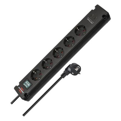 Brennenstuhl 5-fach Steckdosenleiste »Bremounta USB-C« schwarz schwarz, 43x8x7 cm