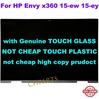 For HP Envy x360 15-ew 15-ey TPN-W147 TPN-C158 2-in-1 LCD Touch Screen Replacement Assembly