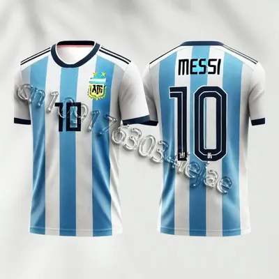 New Argentinian Style No.10 Soccer Football Jersey Breathable Quick Drying 3D Print Training Games