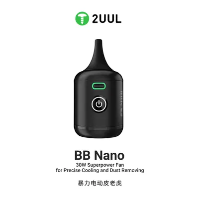 2UUL DA90 BB Nano Violent Electric Air Blowing Rechargeable Fan Skin blowing for Rapid Cooling for